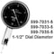 Bns Bestest Dial Test Indicator, Black Dial Face, Lever Type 599-7031-5 - alternate 1